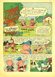 Disney Three Little Pigs Comic Book Google Search Three Little Pigs Little Pigs Dell Comic