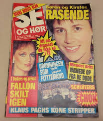 Pamela Sue Martin Fallon Colby Dynasty Vtg Danish Magazine 1985 "Se og  Hoer"