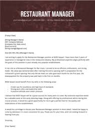 I have attached my experience letters, and resume with this application. Restaurant Manager Resume Sample Tips Resume Genius