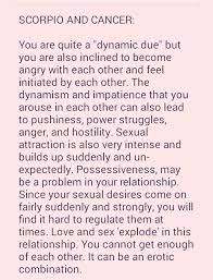 Cancer will help scorpio open up to their own emotions in a healthier way. Pin By Stacy Vann On Scorpio In 2021 Scorpio And Cancer Scorpio And Cancer Relationship Cancer Zodiac Facts