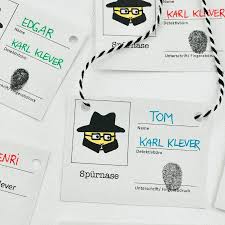 Anleitungen, tipps und vorlagen zum drucken und faxen. Detektivausweise Zum Ausdrucken Digitale Vorlage Heimatdinge