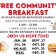 Free Community Breakfast event image