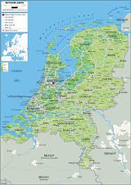 Maps of neighboring countries of netherlands. Netherlands Map Physical Worldometer