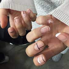 指甲油太省了吧 韓星御用美甲師掀 極簡甲 熱潮 minimal nails art minimal nails minimalist nail art