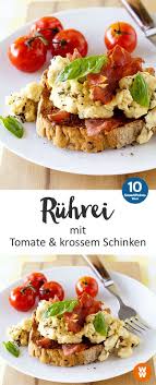 2 Portionen 10 Smartpoints Portion Fertig In 25 Min Rezepte Ruhrei Mit Tomaten Schinken Rezepte