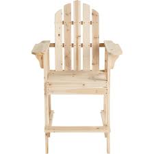 Stonegate Designs Tall Fir Wood Adirondack Chair 30in L X 25 1 X2f 2in W X 51in H Model Wood Adirondack Chairs Chair Design Wooden Wooden Adirondack Chairs