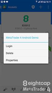 The app downloads and installs automatically after a few minutes. How To Download Install Log Into Your Trading Account With Mt4 App For Android Start Placing Orders Eightcap