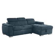 Check spelling or type a new query. Homelegance Ferriday 98 X 66 Sectional Sleeper With Storage Blue Buy Online In Bahamas At Bahamas Desertcart Com Productid 61691583