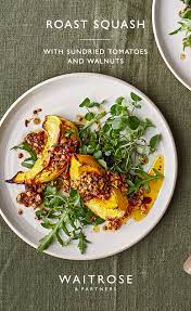 Impress Guests This Autumn With An Abundance Of Seasonal Squash Their Earthy Flavour And Warming Colour Is The Perfect A Waitrose Food Cooking Recipes Recipes