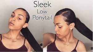 Sleek Ponytail Tutorial Sonnis Love Youtube Ponytail Tutorial Low Ponytail Low Ponytail Hairstyles