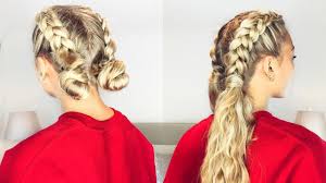 This braided hairstyle gives the illusion of thicker hair, due to pinching and. How To Deal With Thick Hair 3 Easy Hairstyles