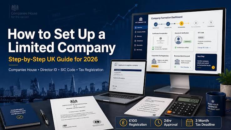 Set Up a UK Limited Company: 2026 Step-by-Step Guide