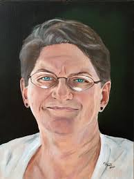 Daughter's first portrait commission artwork