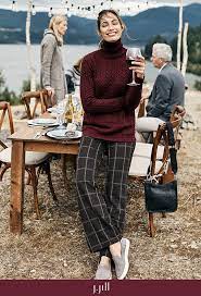 We Re Loving This Plaid Pant Outfit For Fall Preppy Winter Outfits Preppy Fall Outfits Plaid Pants Outfit