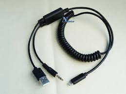 iPHONE 13 12 11 X 8 7 PLUS BMW MINI COOPER AUX IN ADAPTER USB CABLE  61122354478 | eBay