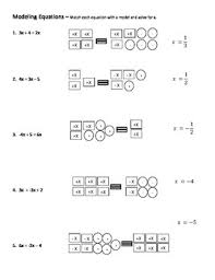 Complementary and supplementary word problems worksheet. Modeling Equations With Variables On Both Sides Of The Equal Sign Equations Equals Sign Homework Assignments