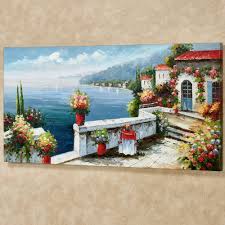 Maybe you would like to learn more about one of these? Serene Sorrento Italian Scene Canvas Wall Art
