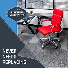 It is a good idea to round the corners of the plywood to help avoid them snagging on the carpet. 10 Best Chair Mat For Thick Carpet