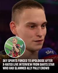 Sky Sports certainly didn't expect this to happen as the cameras were  rolling and they immediately sent out an apology.