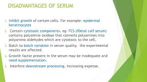 This is relevant for quality control. Serum Containing And Serum Free Media Ppt Download