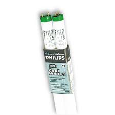 What kind of led light bulbs do i need? Philips 32w T8 48 Inch Cool White 4100k Fluorescent Light Bulb 2 Pack The Home Depot Canada