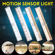 Stick on under cabinet lights. 1 4x 10 Led Cordless Under Cabinet Lighting Stick On Closet Lights Battery Operated Wireless Pir Motion Sensor Light Safe Night Light Bar For Closet Cabinet Wardrobe Stairs Wall Walmart Canada