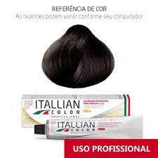 Consulte o prazo estimado e valor da entrega. Coloracao Profissional Castanho Escuro 3 0 Itallian Color Madrid Cosmeticos