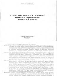 17 x 24 cm coperti: 2014 Drept Penal Partea Speciala Udroiu Mihail Fise Ncp 2014 Pdf