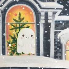 Laure Sillus Halloween Art Halloween Illustration Cute Ghost