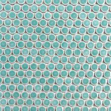 Glossy Penny Round Mosaic Minimalist Bathroom Penny Round Mosaic Penny Round Tile Bathroom