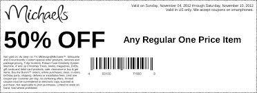 50 Off A Single Item At Michaels Coupon Via The Coupons App Michaels Coupon Printable Coupons Michaels Crafts Coupons