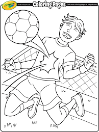Keep your kids busy doing something fun and creative by printing out free coloring pages. Soccer Player Crayola Com Au