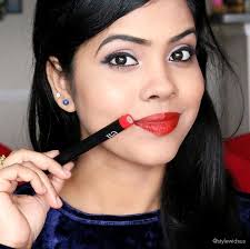 The pigment rich color glides on effortlessly and easily to provide long lasting matte color. Stylewidsus Proves That Red Lipstick Is One Trend That Never Fades Used Matte Lip Color In Rowdy Rouge E L F Cosmetics Scoopnest