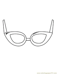 Free coloring pages to color online. Sun Glasses Coloring Page For Kids Free Glasses Printable Coloring Pages Online For Kids Coloringpages101 Com Coloring Pages For Kids