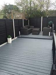 Find the perfect garden decking stock photo. Grey Decking And Planters Outdoor Gardens Design Back Garden Garden Design
