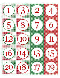 Free Printable Advent Numbers Adventkalender Weihnachten Adventskalender Adventskalender Ideen