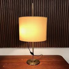 For Sale German Height Adjustable Brass Table Lamp By Hustadt Leuchten 1960s Lamp Brass Table Table Lamp