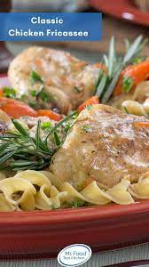 Classic Chicken Fricassee Recipe Dinner Recipes Easy Quick Recipes Mr Food Recipes