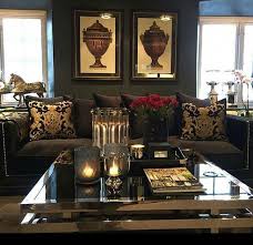 Brown Gold Living Room Decor Hunter Green Walls Gold Living Room Brown Living Room Brown And Gold Living Room