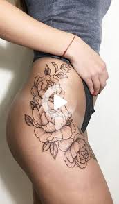 Rosetattoos Tatouage Cuisse Tatouage Hanche Tatouage