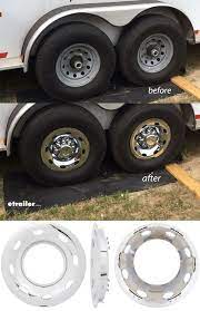 Phoenix Usa Quicktrim Ring Cover For 16 Trailer Wheels 8 On 6 1 2 Chrome Abs Qty 1 Phoenix Us Work Trailer Trailer Wheel Rims