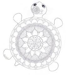 Mandala Turtle Free Printable Coloring Page For Adults Turtle Coloring Pages Mandala Coloring Pages Mandala Turtle