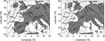 Synoptic Charts From The European Center For Medium Range