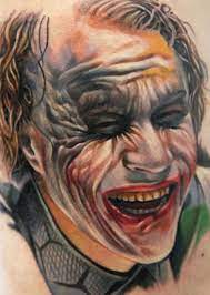 The cardboard of the deck within the arm. Heath Ledger As The Joker By Q Inkedmagazine Tattoos Inked Tattoo Ink Batman Joker Portrait Stream Joker Tattoo Tattoos Picture Tattoos