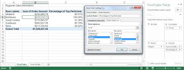 How To Show Percentage Of Total In An Excel Pivottable Pryor Learning Solutions
