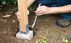 Punktfundament Selbst De Zaunpfosten Zaun Dekorationen Moderner Zaun