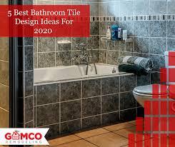 Accent bathroom wall tile ideas an accent wall is an easy way to add color, texture, and design to your bathroom. 5 Best Bathroom Tile Design Ideas For 2020 Gamco Remodeling
