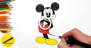 How To Draw Mickey Mouse Step By Step Easy Drawing Lessons For Kids Mickey Mouse Drawings Mickey Mouse Drawing Easy Mouse Drawing