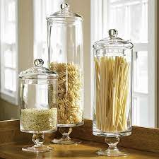 Maybe you would like to learn more about one of these? Dried Pasta Stored In Glass Jars Apothecary Jars Kitchen Design Decor Jar