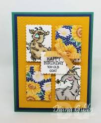 Way To Goat Postage Stamp Punch Www Stampingwithdi Com Stamping Up Cards Hand Made Greeting Cards Stampin Up Cards
